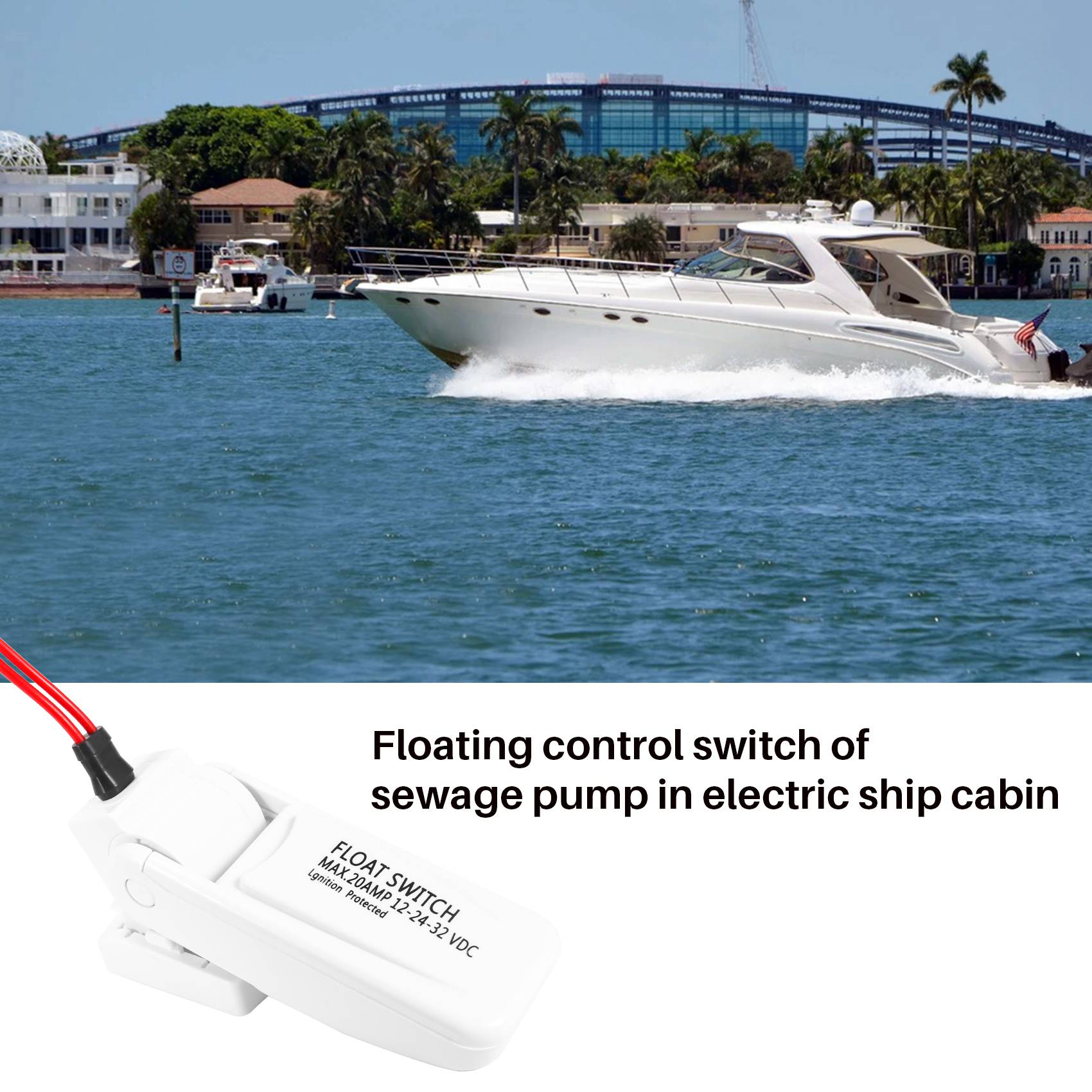Fishing Boat Bilge Pump - AASS-빌지 펌프 플로트 스위치 자동 12V