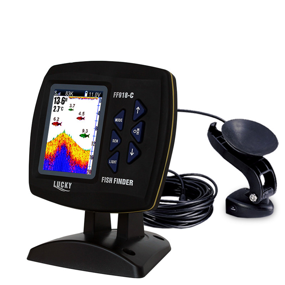 Fishing Boat Depth Finder - FF918-C100DS 컬러 스크린 유선 어군 탐지기,