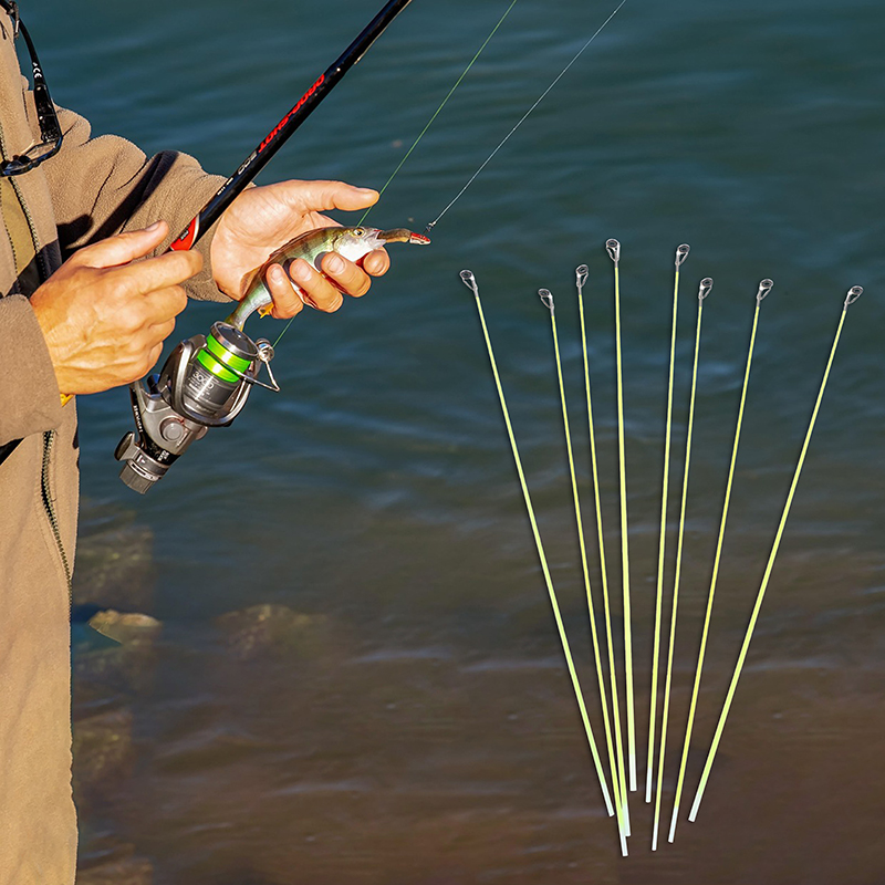 Fishing Boat Fiberglass - 5개입 42CM 보트/뗏목 낚싯대 팁 예비