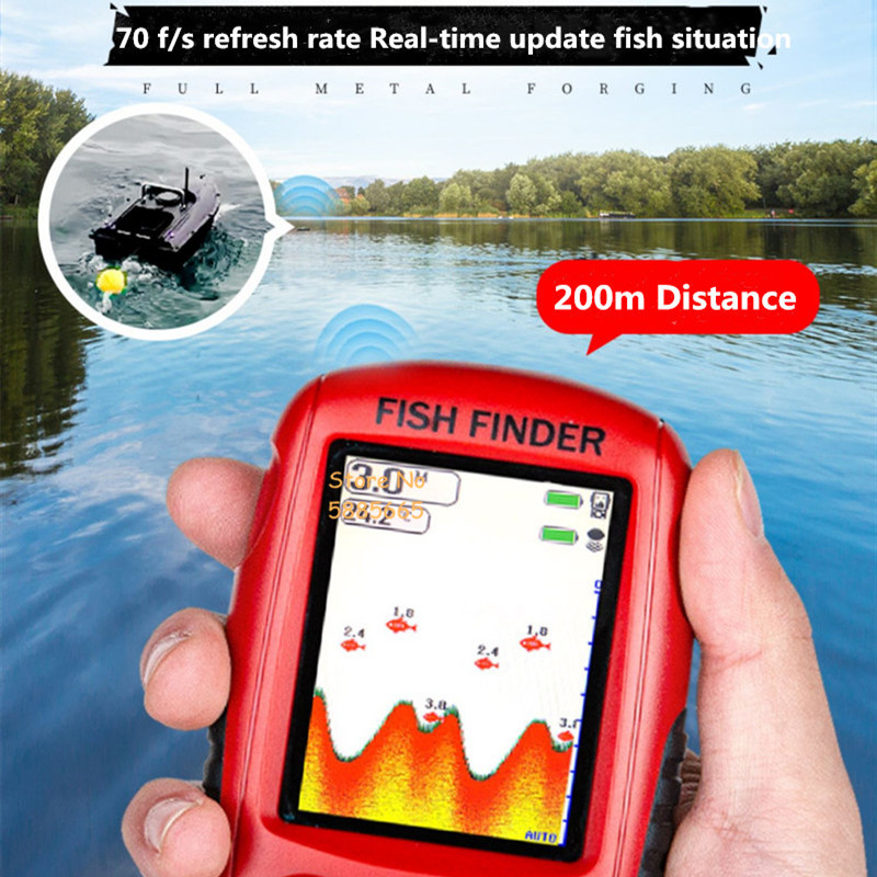 스마트 휴대용 50M 수심 소나 어군탐지기 200M 무 - Fishing Boat Depth Finder 리뷰 및 가격