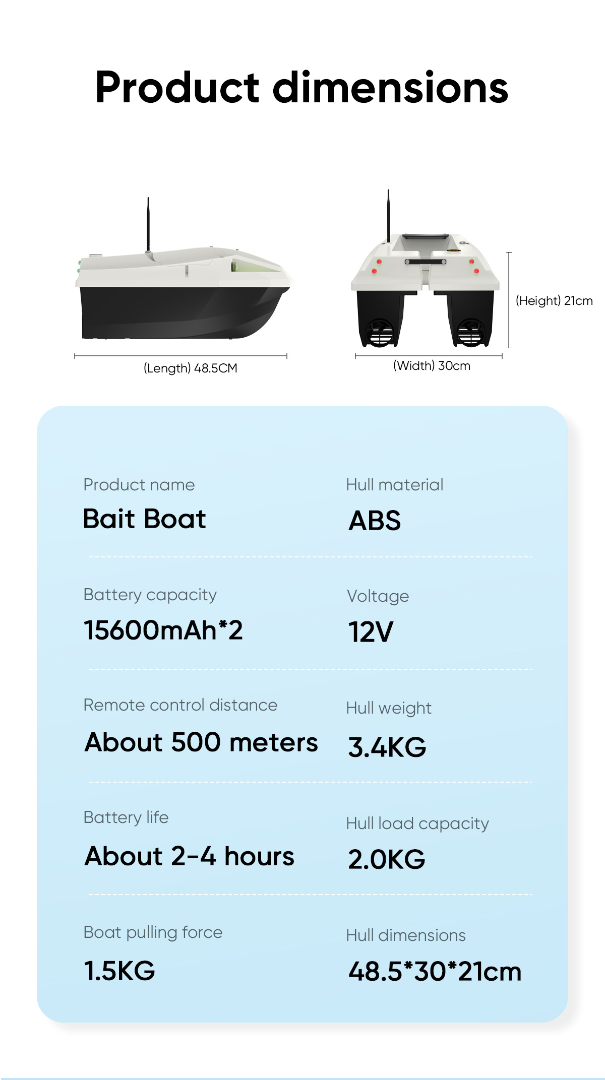자동 크루즈 RC 낚시 미끼 보트 ABS 플라스틱 10 - Fishing Boat Gps 리뷰 및 가격