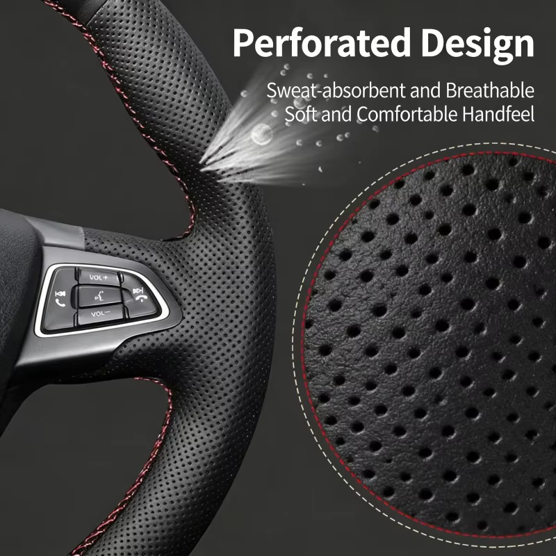 맞춤형 마이크로파이버 가죽 자동차 스티어링 휠 커버 위 - Fishing Boat Steering Wheel 리뷰 및 가격