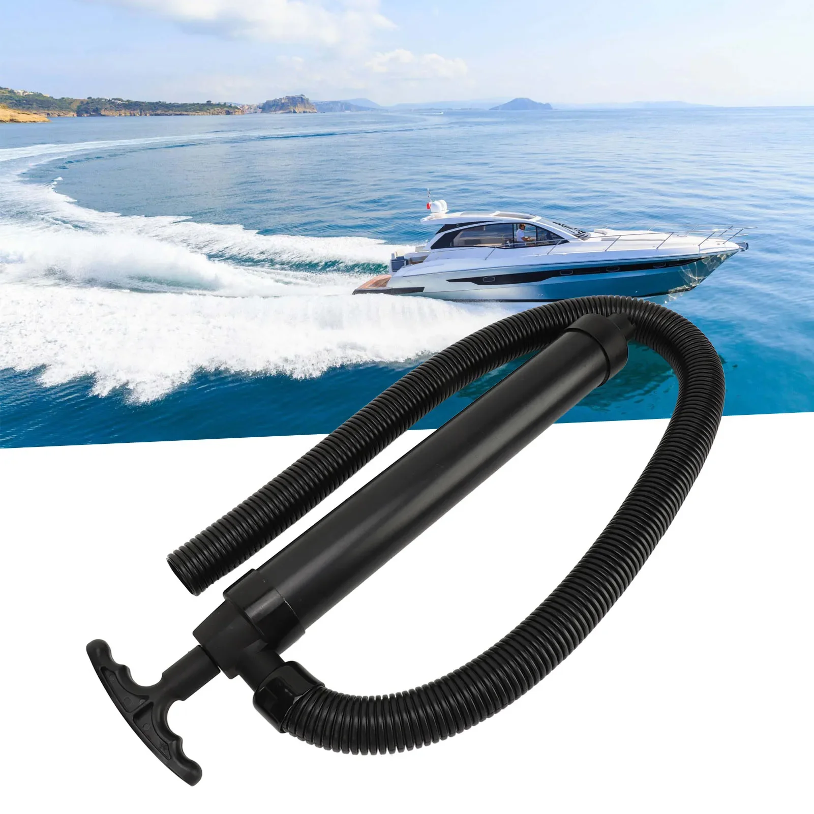 호스가있는 수동 빌지 펌프 요트 낚시 보트 카약 스피드 - Fishing Boat Bilge Pump 리뷰 및 가격