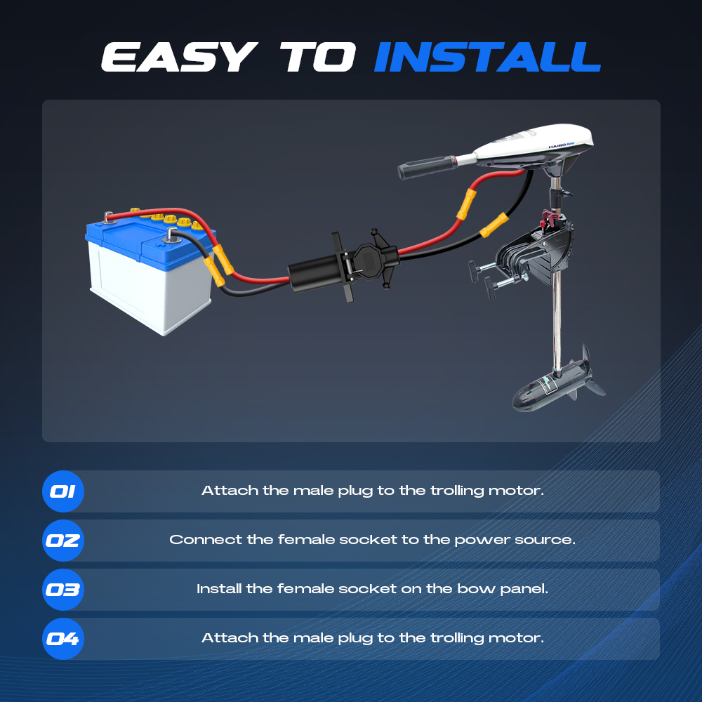 드래그 모터 플러그, 12V-24V 10선 드래그 모터 - Fishing Boat Steering Wheel 리뷰 및 가격