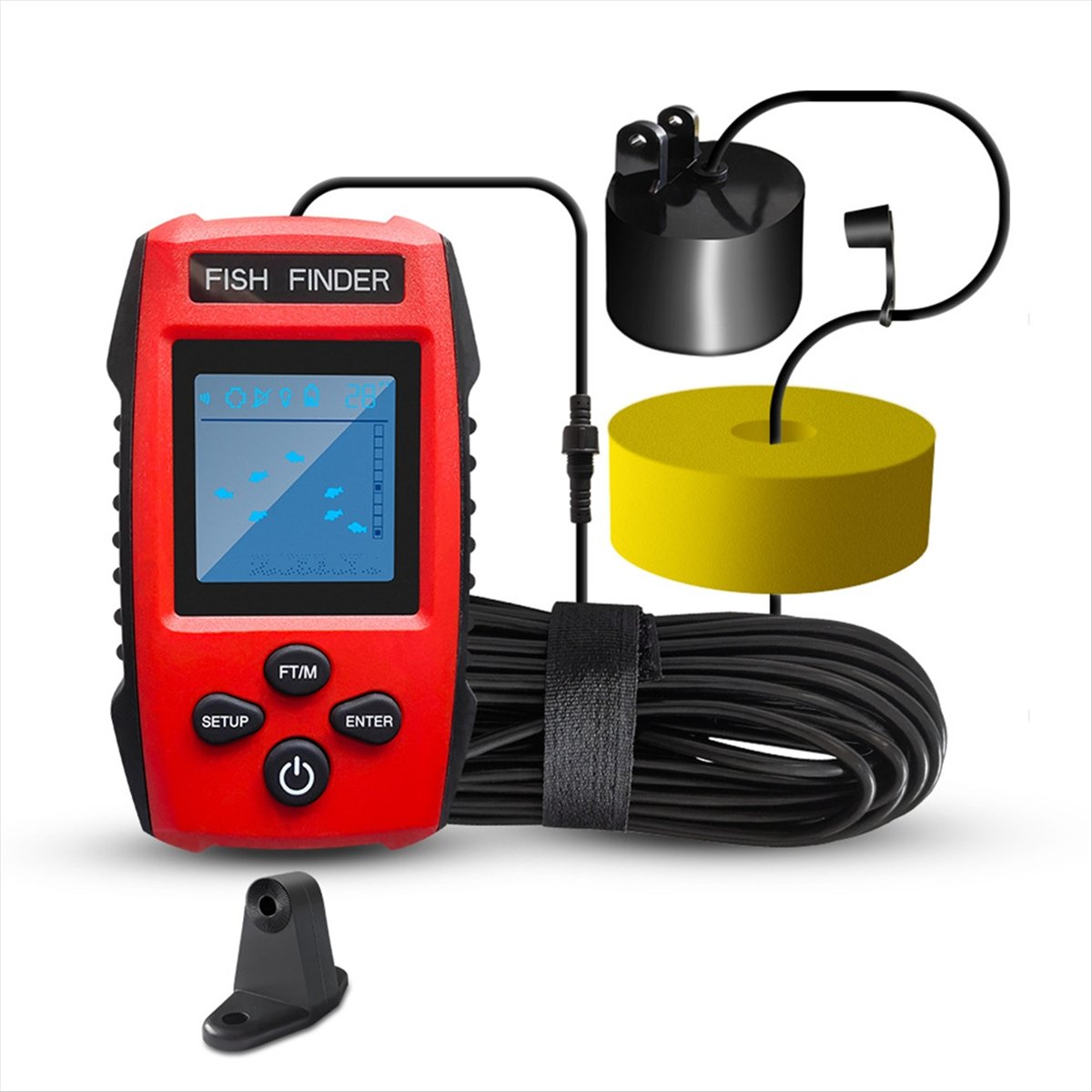 컬러 LCD 어군탐지기 유선 소나 트랜스듀서 탐지 깊이 - Fishing Boat Depth Finder 리뷰 및 가격