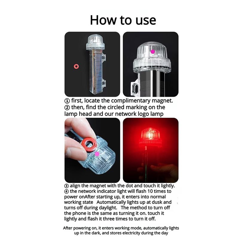 태양광 LED 해양 신호등 방수 항해 경고등 보트 마커 - Fishing Boat Navigation Light 리뷰 및 가격