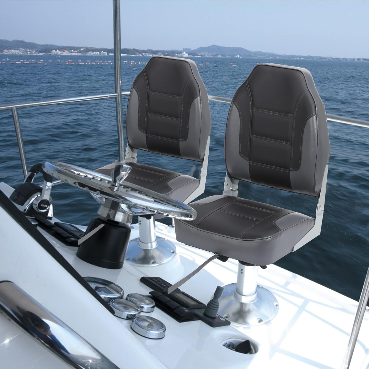 2팩 접이식 보트 시트, 하이백 낚시 보트 시트, 두꺼 - Fishing Boat Seat 리뷰 및 가격