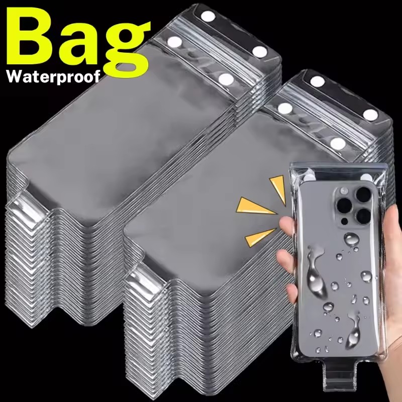 1-10PCS 투명 방수 전화 커버 수영 가방 아이폰  - Fishing Boat Cover 리뷰 및 가격